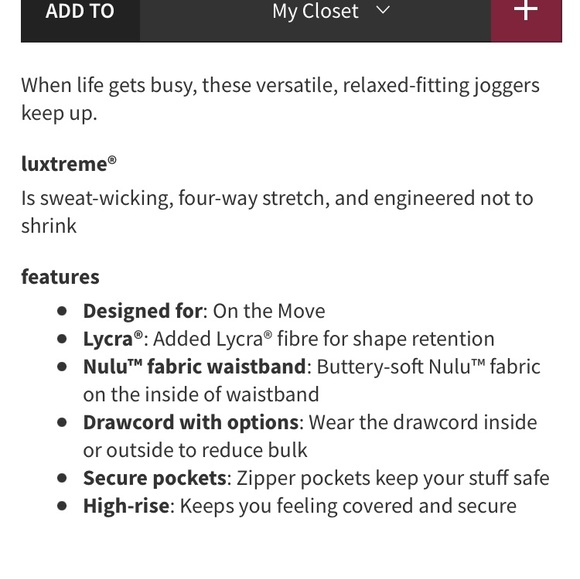 Lululemon Keep Moving Joggers Navy 6 - Picture 7 of 9